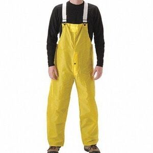 NASCO Protective Outerwear Solutions Rain Bib Trousers Florescent Orange Size XL